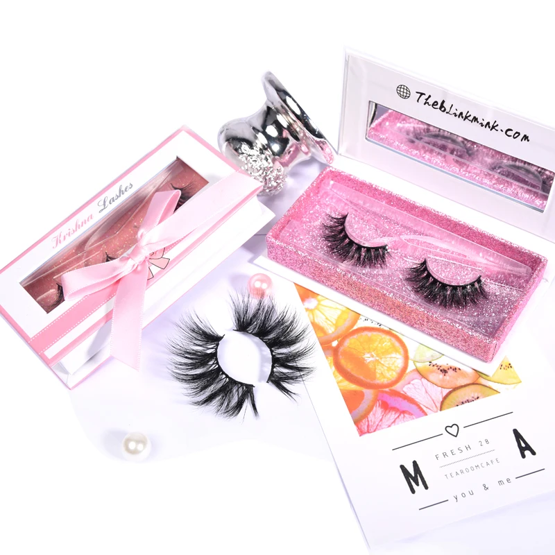 

Wholesale blooming private label 3d fake eyelashes marble custom lash box one dollar 25mm eyelashes vendor, Natural black