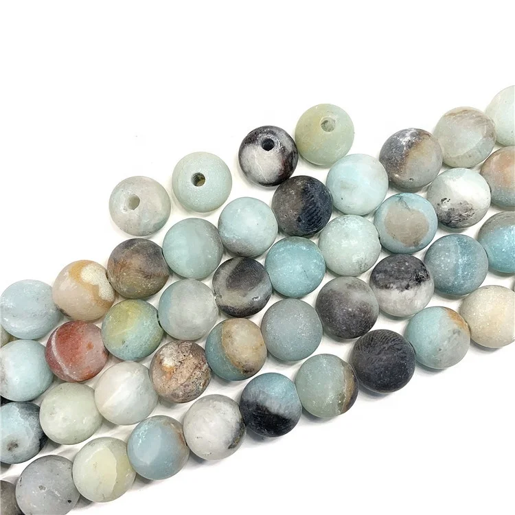 

Wholesale 2mm Big Hole Natural Mix Color Amazonite Gemstone Beads 6/8/10/12mm Stones, 100% natural color
