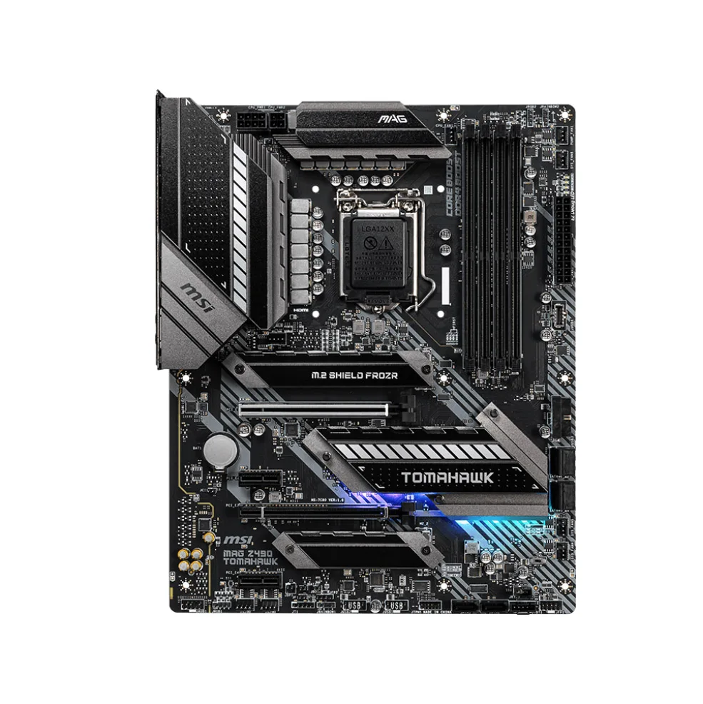 

Hot Selling MSI Computer Motherboard Z490 TOMAHAWK DDR4 LGA 1200 128GB Memory Support 10th Processor