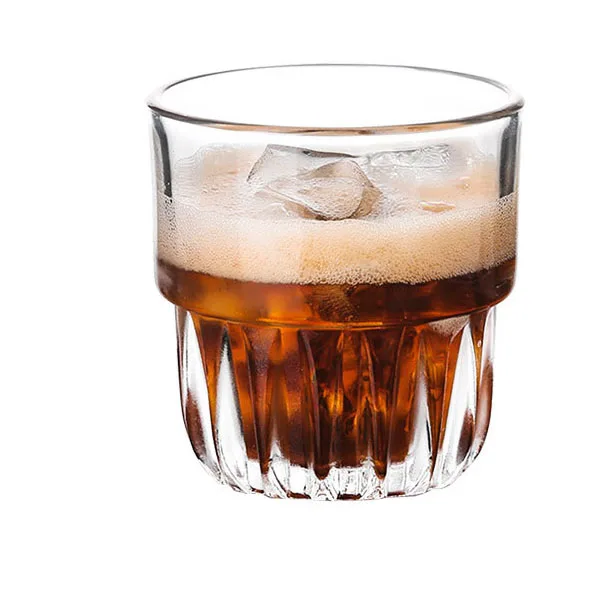 

Creative Glass Ice Coffee Cup, As picture show
