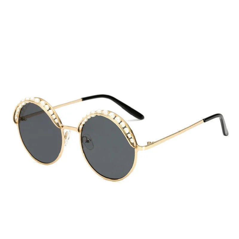 

Luxury Trendy Designer Sun Glasses Women 2021 Ladies Retro Round Sunglasses