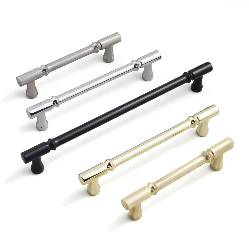 Oukali Wholesale Luxury New Desgin Golden Supplier Drawer Handles Cabinet Kitchen Accessories Zinc Handles