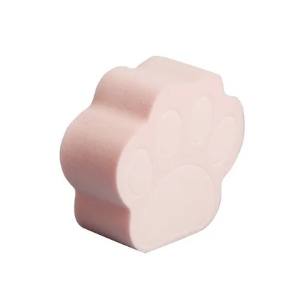 

New pink cat claw powder sponge makeup wet puff soft and easy to apply makeup 8 puffs in a box Q bullet powder puff