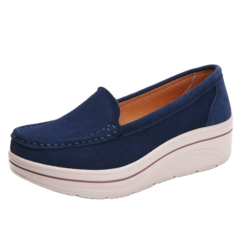 

2021 High Quality Fashion Women Shoes Loafers Slip On Comfortable Shoes