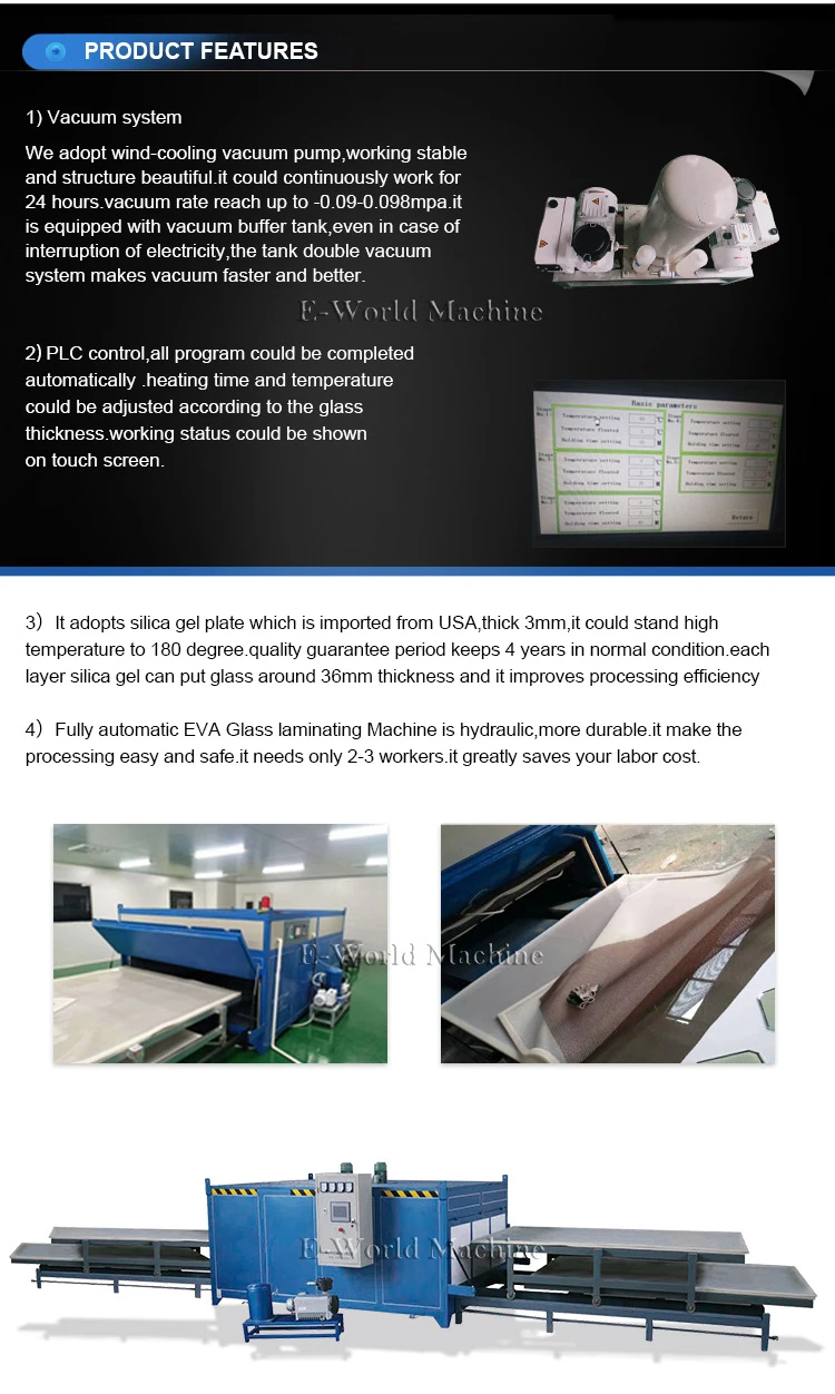 Two Working Station CNC Easy To Use Laminated Glass Machine For Big Factory