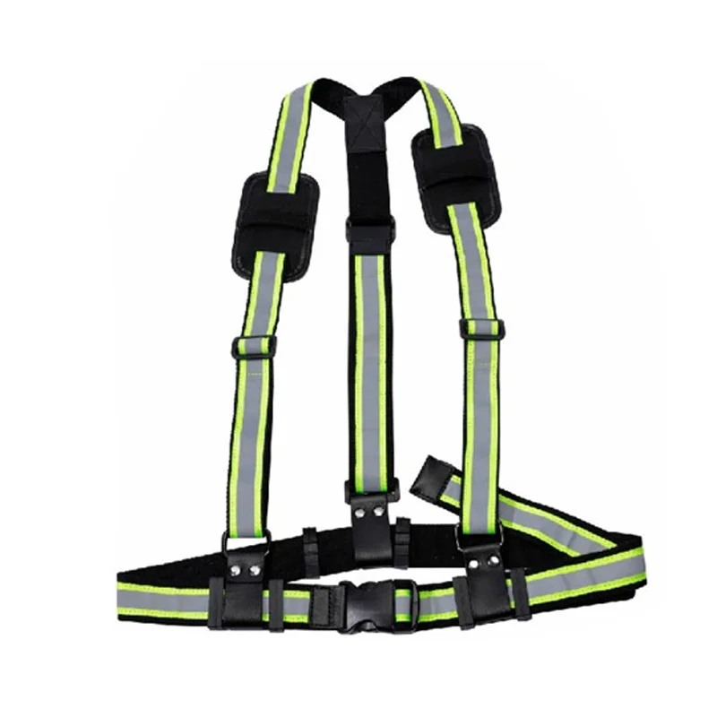 

2020 New Kamera Accessories Adjustable Chest Strap Mount Elastic Chest Harness Reflective strip Camera Body Belt Shoulder Strap, Black