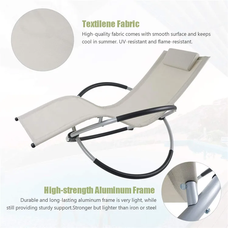 Garden Recliner Chair Aluminium Folding Chair