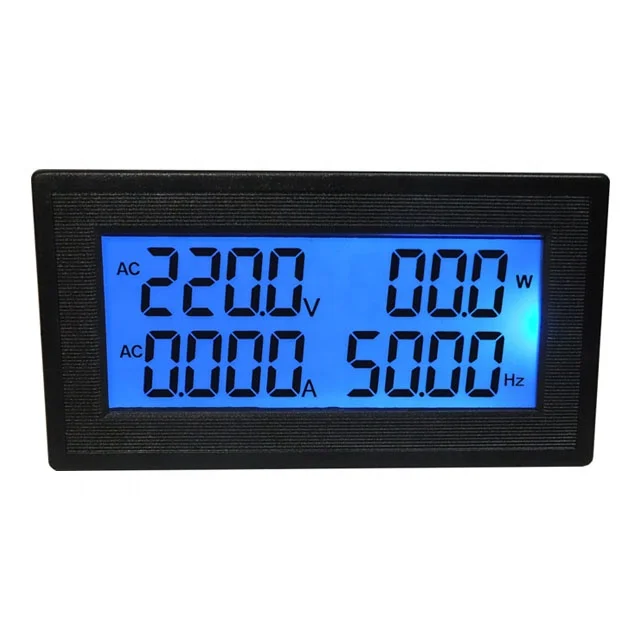 
Digital Power Energy meter tester LCD AC Voltage Current Frequency Meter AC 60-500V 20A 100A 200A YB5140DM 