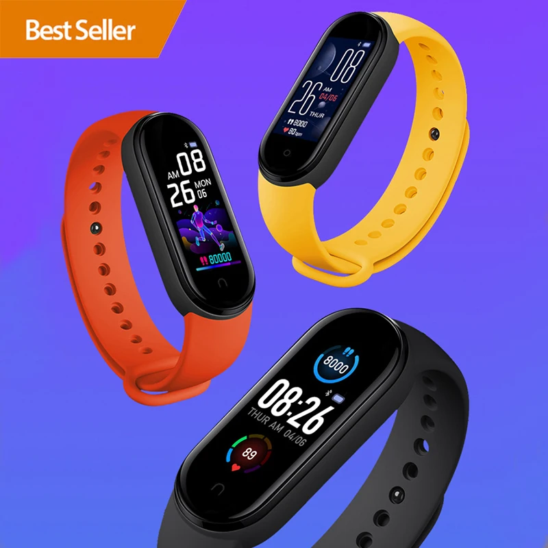 

M5 smart Bracelet Heart Rate and Blood Pressure Monitoring Multi Exercise Mode Waterproof smart watch t500