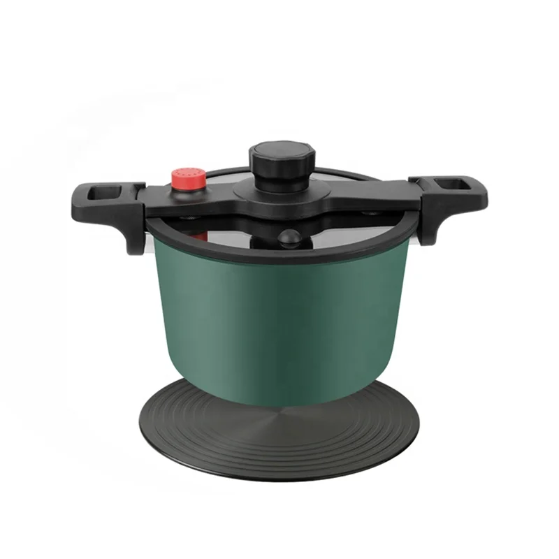 

Energy saving Aluminum nonstick low pressure cooker micro pressure cooking pot, Green