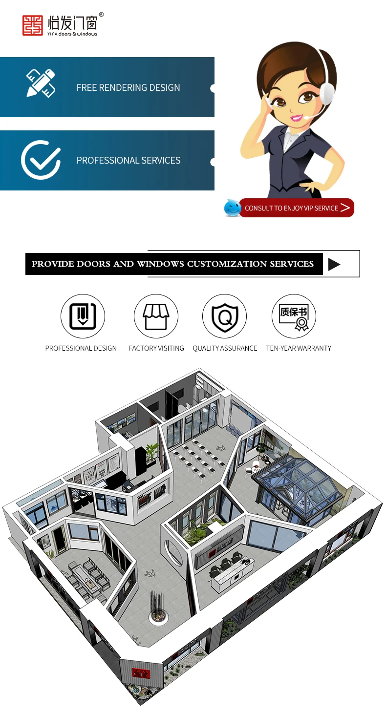 doors windows rendering