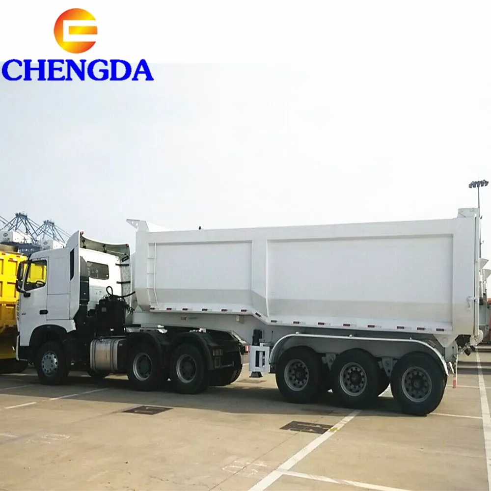 

LUEN Hot sale 40CBM hydraulic dump trailer tractor in China, Customized color