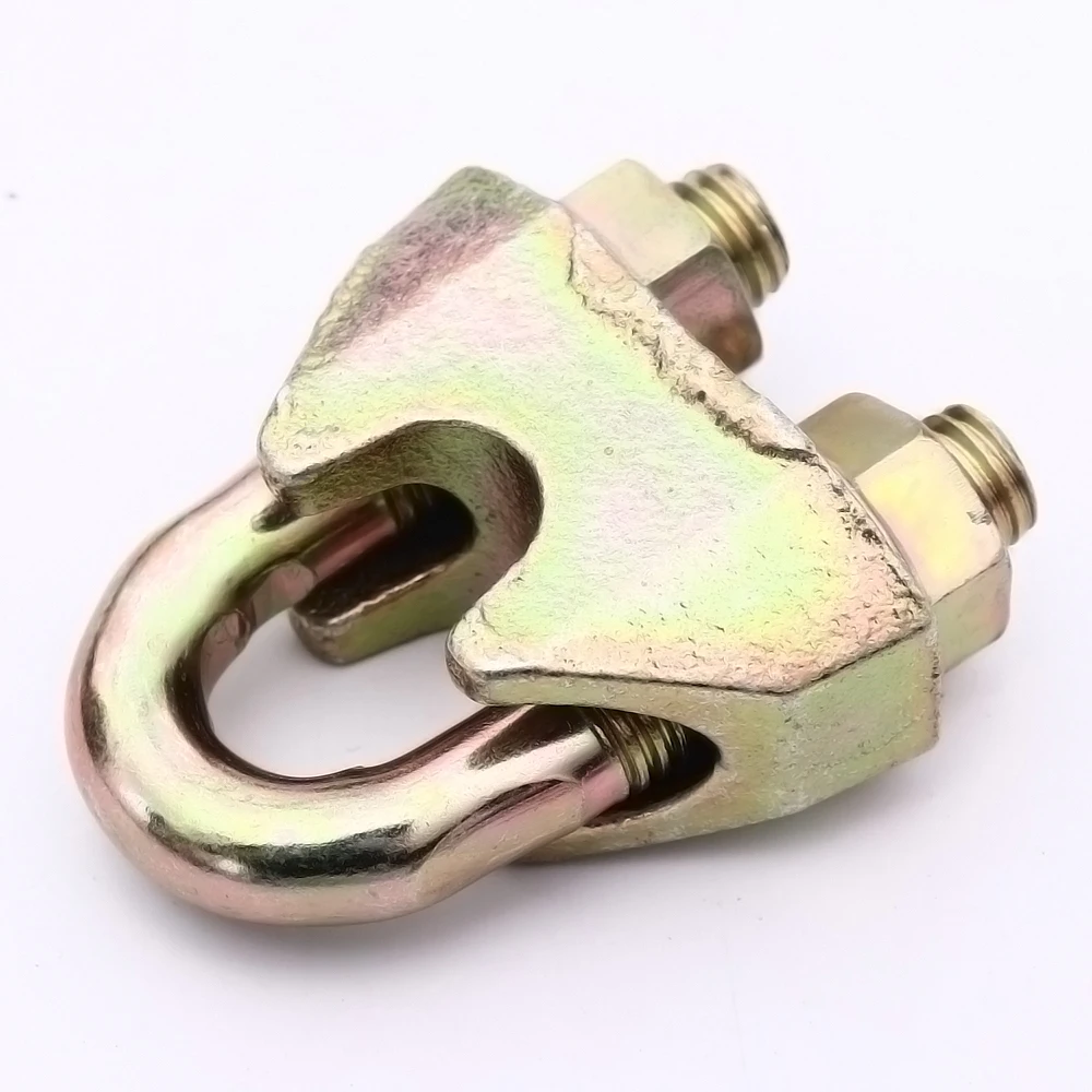 工厂价格批发镀锌可锻din1142 钢丝绳夹