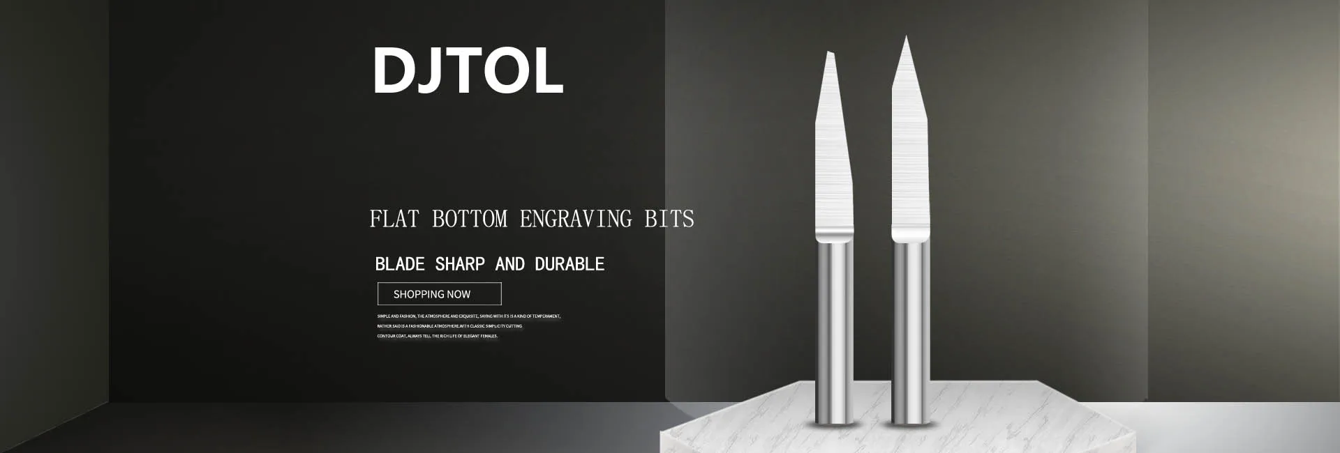 
Tools manufactured Flat bottom engraving bits (A series) CNC TOOLS 