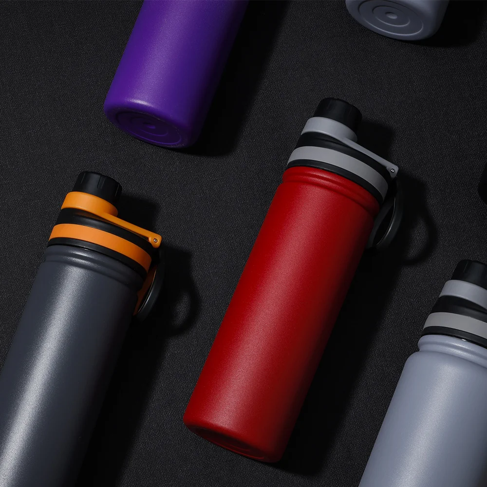 

Thermos Sport Insulated Double Wall Stainless Steel Screw Lid Water Bottles With Handle, Customized color