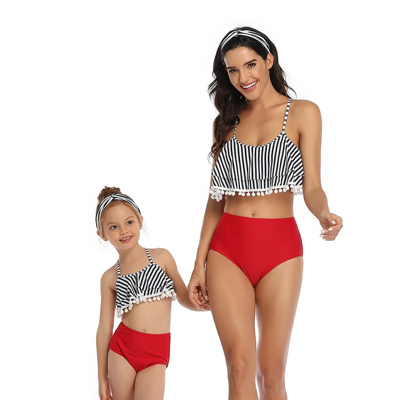 red tassel bikini