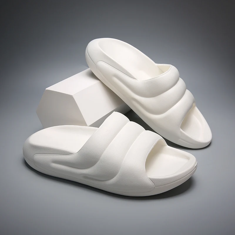 

Custom Logo Unisex Summer Beach EVA Home Slippers Bathroom Slides Slippers For Men