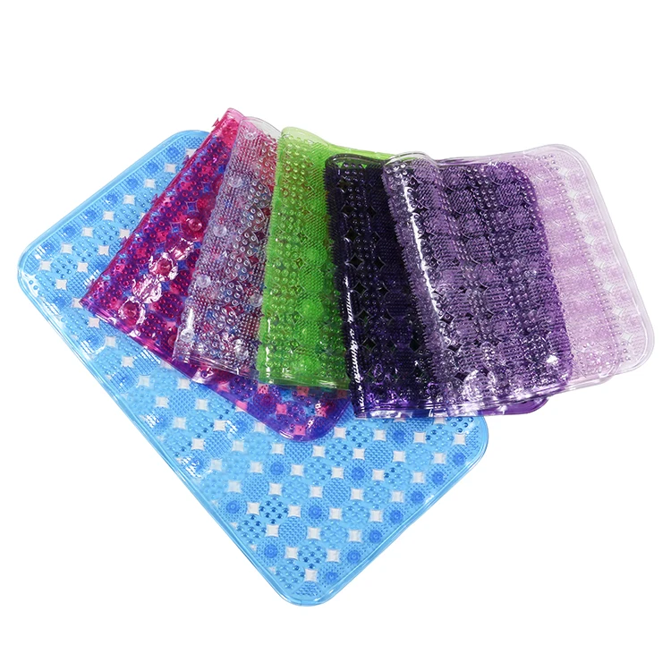 

Environment-friendly PVC mats for bathroom Non-slip massage bath mats, Existing optional