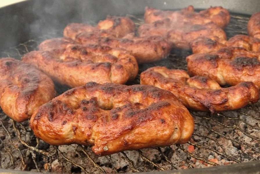 Family Enjoying Brats Together