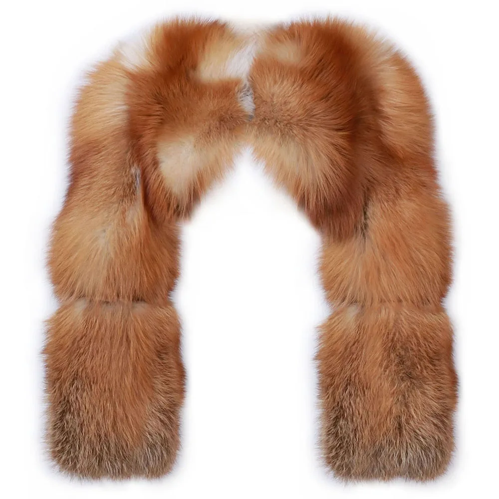 

2021 New Design Women Real Fox Fur Coat Long Sleeve Ladies Short Fur Jacket, Customized color