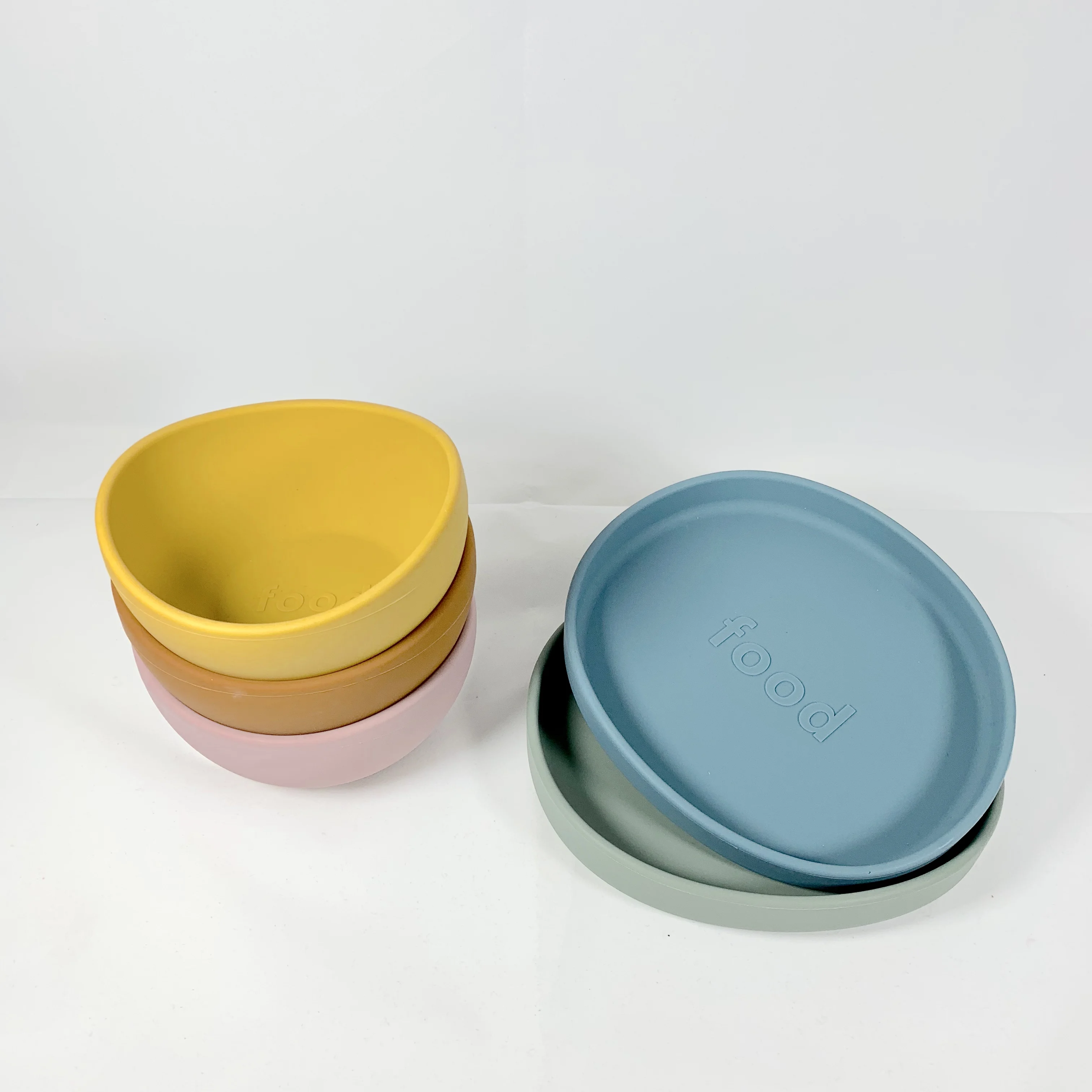 

2021100% Food Grade Wholesale Soft Suction Eco-friendly Heat Resistant Suction Silicone Baby Feeding Bowl, Customized color