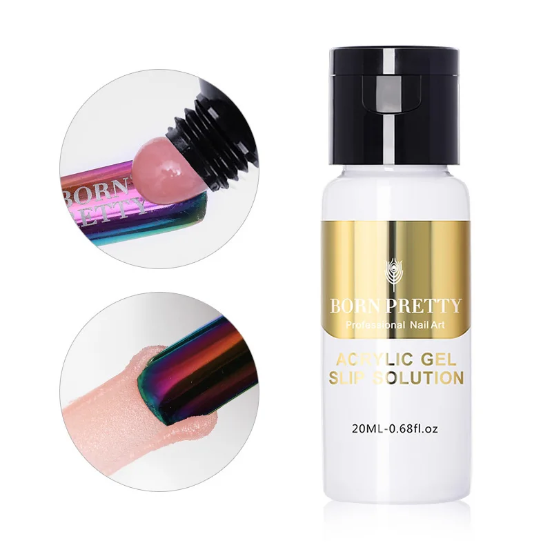 

BORN PRETTY 20ml Profession Nail Art Acrylic Gel Slip Solution Liquid for Nail Extension