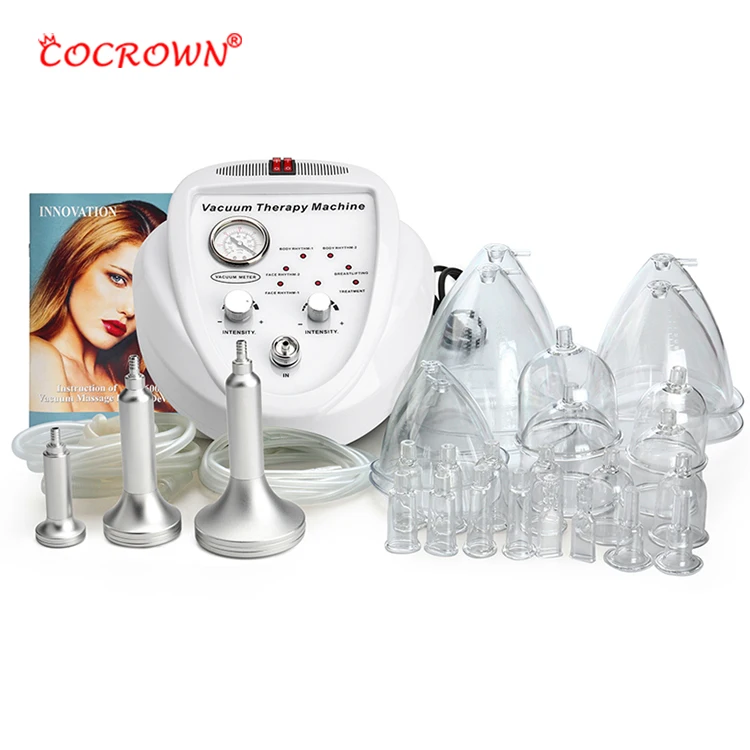 

2021 Colombian Professional Xl Cups Big Breast Hip Suction Pump Enlargement Therapy Butt Lift Vacuum Machine With Buttock Cups