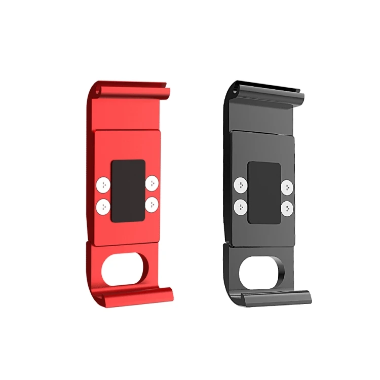 

Dropshipping PULUZ Metal Battery Side Interface Cover Protective Case for GoPro HERO9 Black For Gopro Accessories, Black, red