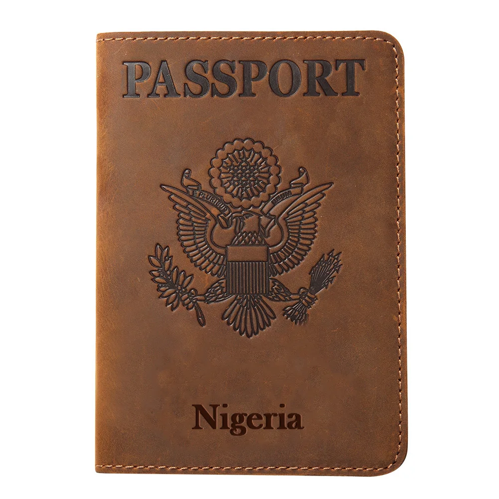 

Different New 2020 Style 100% Genuine Leather Passport Covers For Men In Bulk Custom Oem/odm, Customized colors