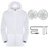 New design waterproof cooling fans for jacket custom colour air conditioning cooling fan jacket