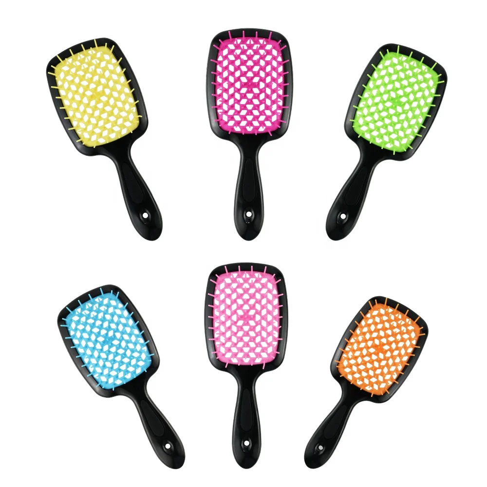 

Small MOQ Customized Logo Detangling The Original Flexy Hair Brush, Customized color