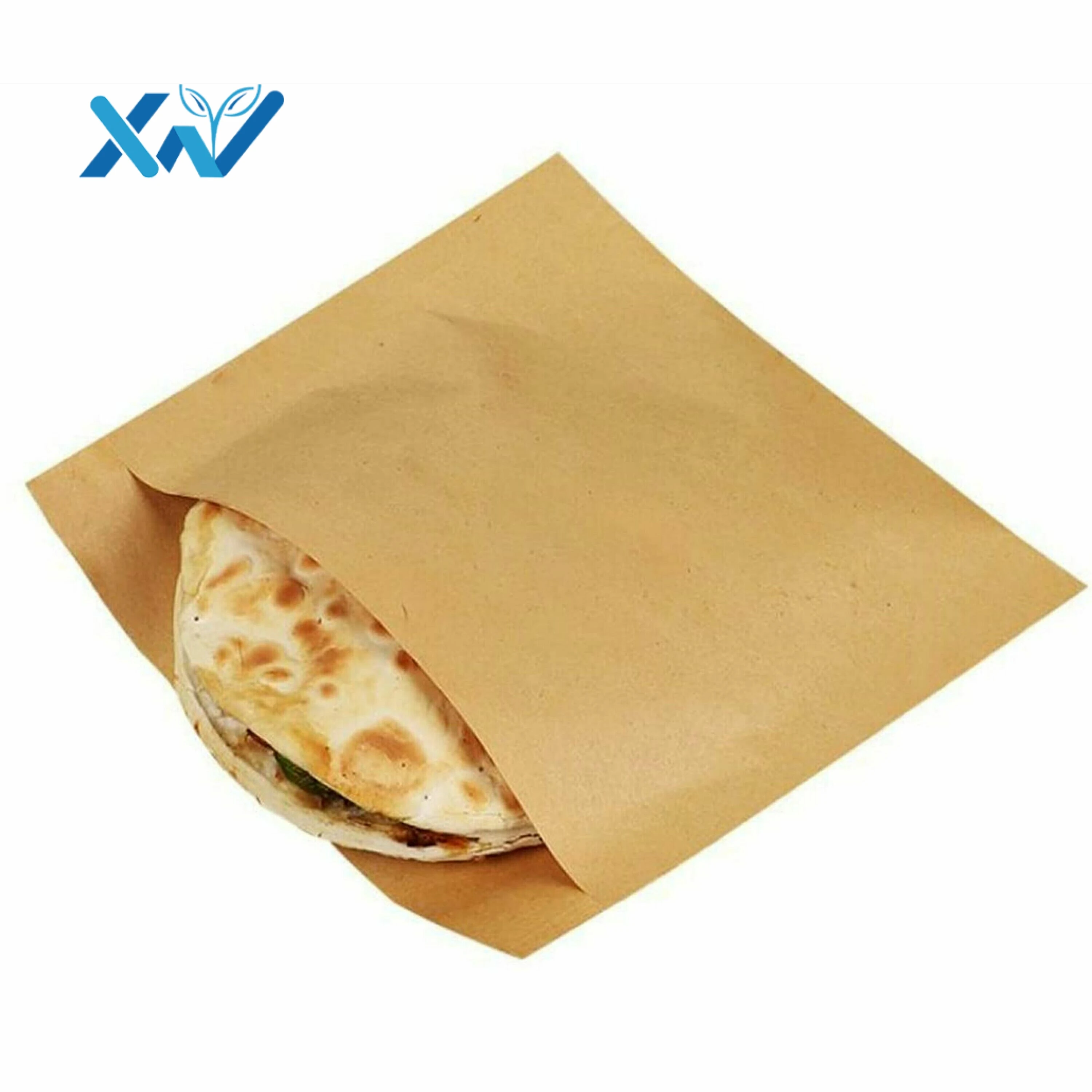 

Custom Cheap Food Packaging Brown Kraft Paper bread Bag greaseproof FOOD PAPER BAG