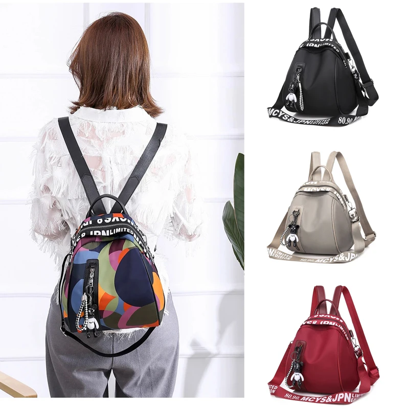 

Fashion Backpack Oxford Women Backpack Anti-theft Shoulder Bag New School Bag For Teenager Girls School Backpack Female, 4 colors