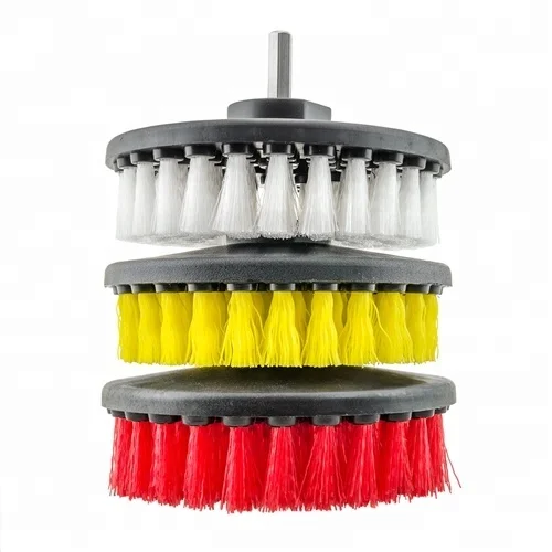 4inch Drill Power Scrub Clean Brush For Leather Plastic Wooden Furniture Car Interiors Cleaning Power Scrub