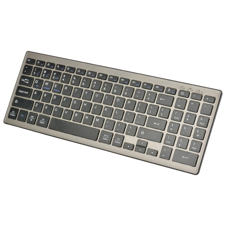 

China manufacture 168 Keyboard 2.4Ghz Wireless Dual Mode Wireless Keyboard Compatible with PC Smartphone