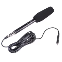 

3.5mm 6.5mm plug XLR plug Shot gun Microphone for Camcorder and DSLR Camera