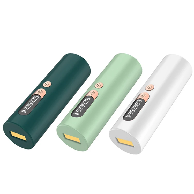

2021 Portable facial Hair remover Depilation and whitening leg, Green