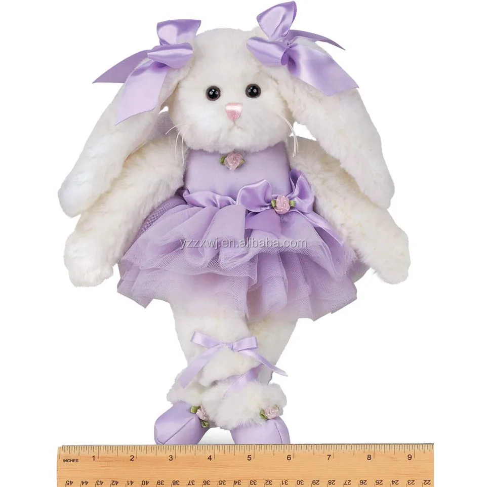 purple bunny plush