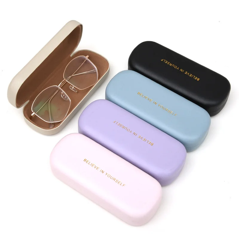 

New Custom Logo Optical Glasses Case Leather Eyeglasses Case Sunglasses Packing Case Box, Same as picture show
