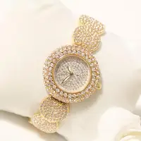 

2019 New Women Watch Time Top Brand Luxury Quartz Watch Diamond Strap Wristwatches Female Dress Clock Gold Watch montre femme