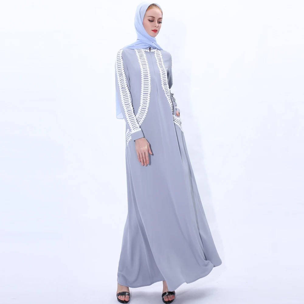

High Quality Islamic Dubai Muslim Turkey Arab Khimar Hijab Abaya Dubai Long Sleeve Abaya