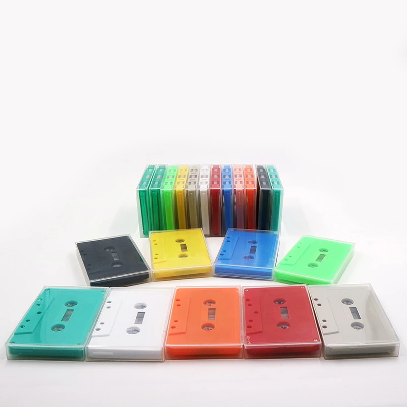 
2018 New Arrivals 10 Color cassette tape from 10 to 120 minutes customized blank records tapes 