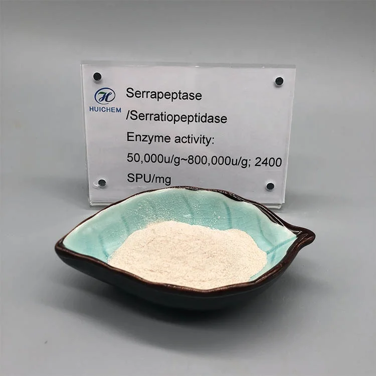 
Manufacturer supply serratiopeptidase enzyme powder with best price 