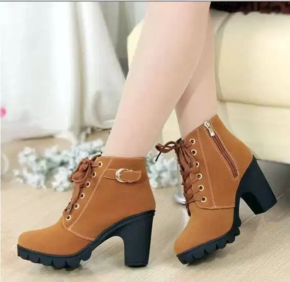 

High heel and thick heel CASUAL BOOTS