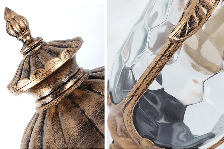 European modern style outdoor wall light aluminium balcony lamp glass aluminum garden light