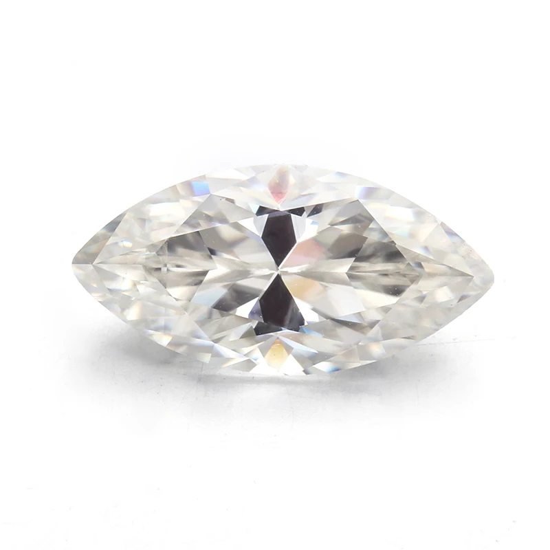 

Hot Sale Excellent Cut Brilliant White Loose Gemstones Marquise Moissanite For Ring