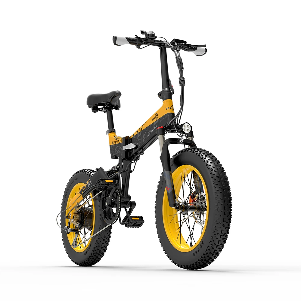 

EU warehouse 20 inch fat tire folding electric bicycle mountain bike with 1000W brushless motor 15Ah high capacity battery