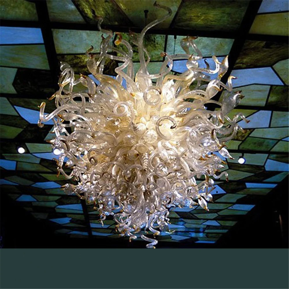 

Factory Custom Murano Glass Pendant Light Bedroom Modern Crystal French Chandelier, Can be customized
