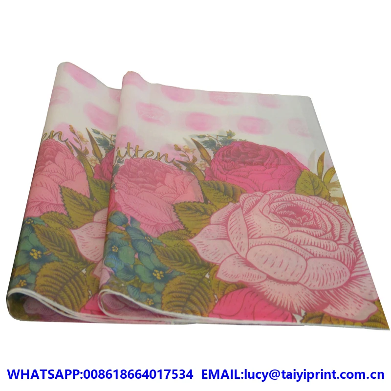 
logo printed custom tissue paper wrapping ,paper tissue 