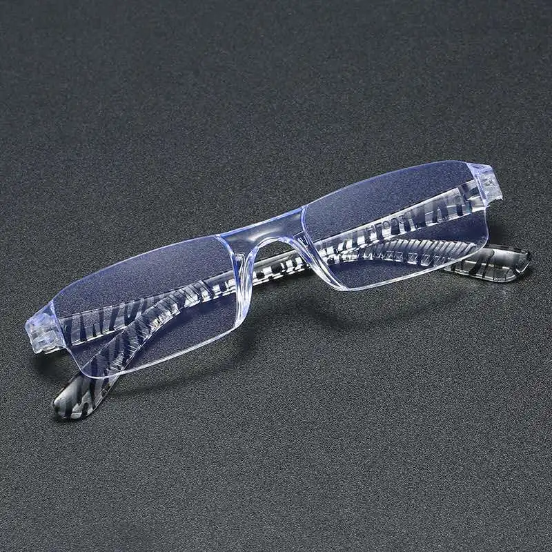 

Ultralight Rimless One Piece Reading Glasses Anti-blue Light Fashion Reading Glasses 2021 The New for Men and Women, 2colors